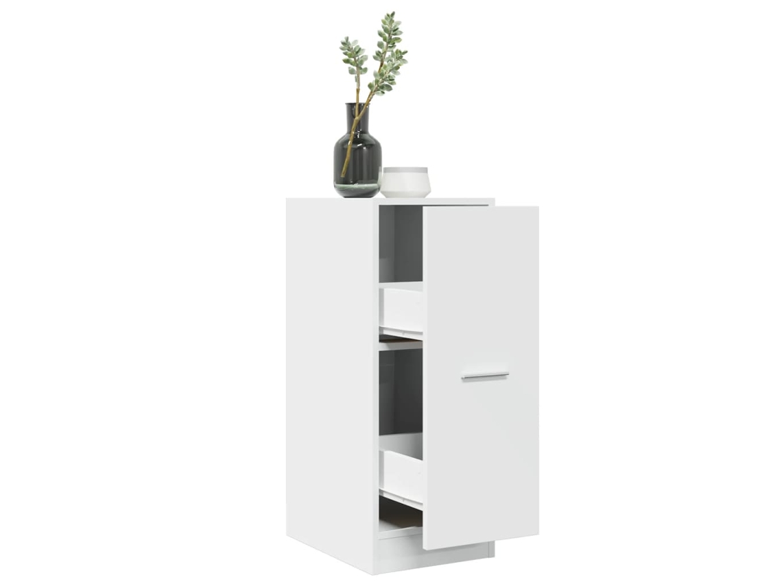 Vidaxl Armário De Boticário Branco 30x41x77,5 Cm Madeira Engenheirada