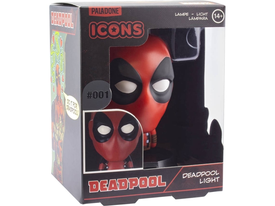 Icon Light PALADONE Deadpool 3D (Outlet Caixa Aberta)
