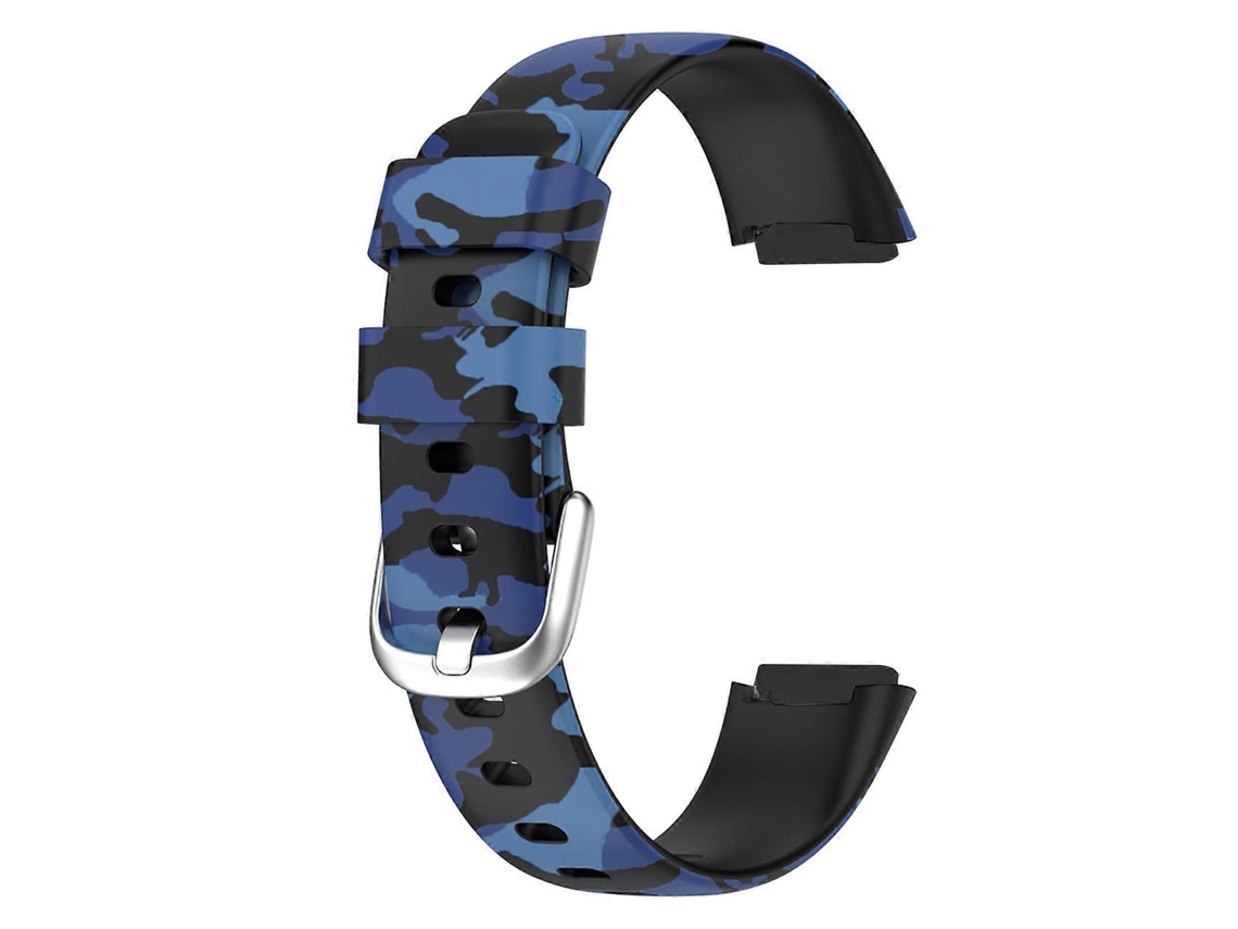 Pulseira estampada de silicone resistente ao suor para Fitbit Luxe, GOKOCO