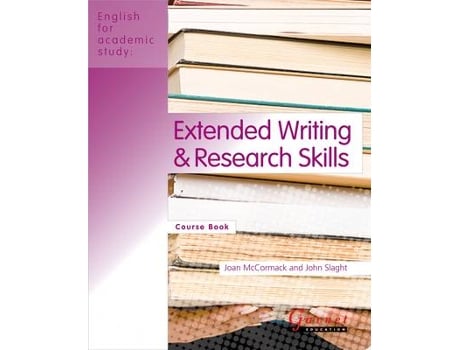 Livro extended writing and research skills de joan mccormack,john slaght (inglês)