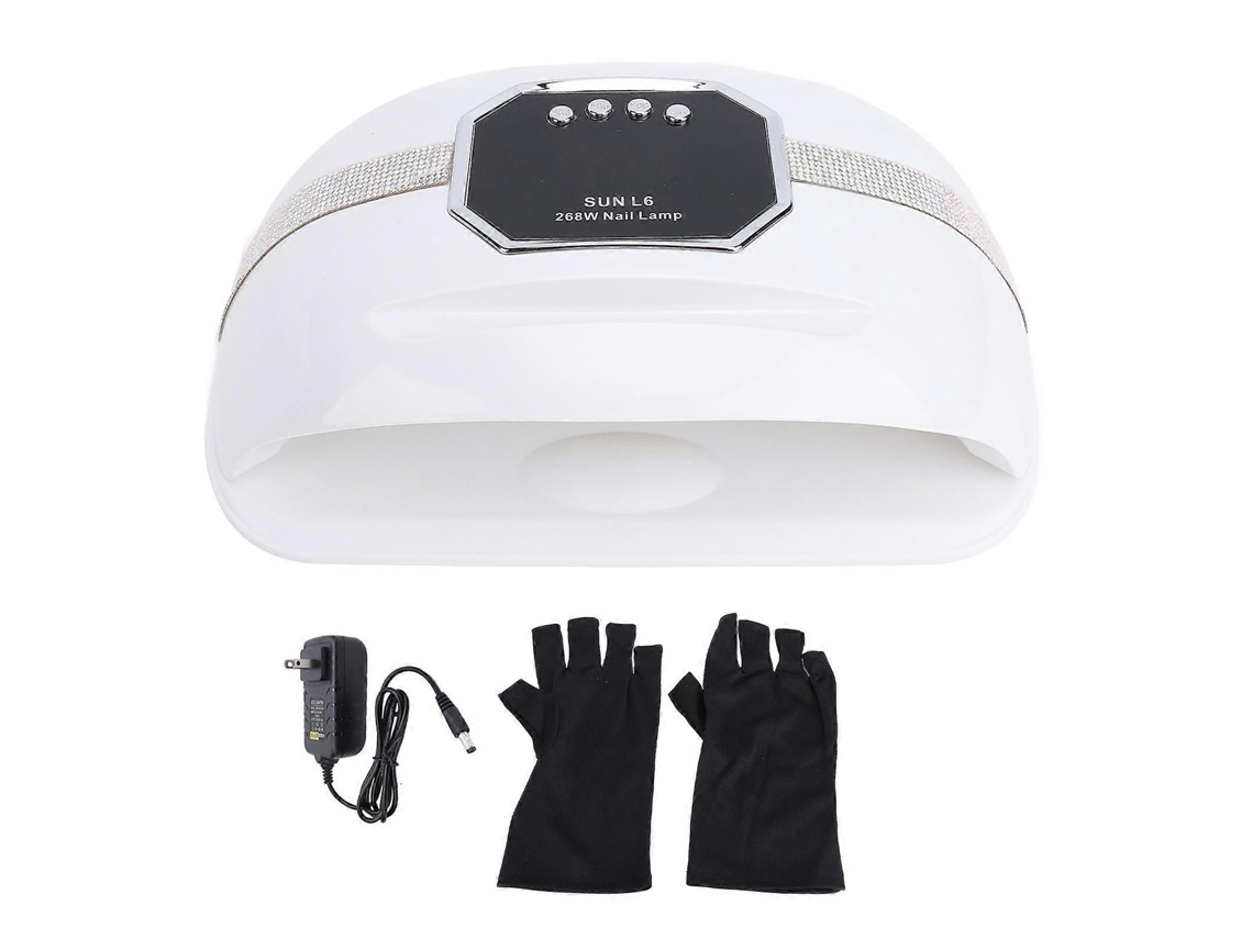 Lâmpada Led De 268w Para Unhas Com Timer De Secagem E Sensor Automático, Própria Para Nail Art Em Gel E Esmalte Em Gel.