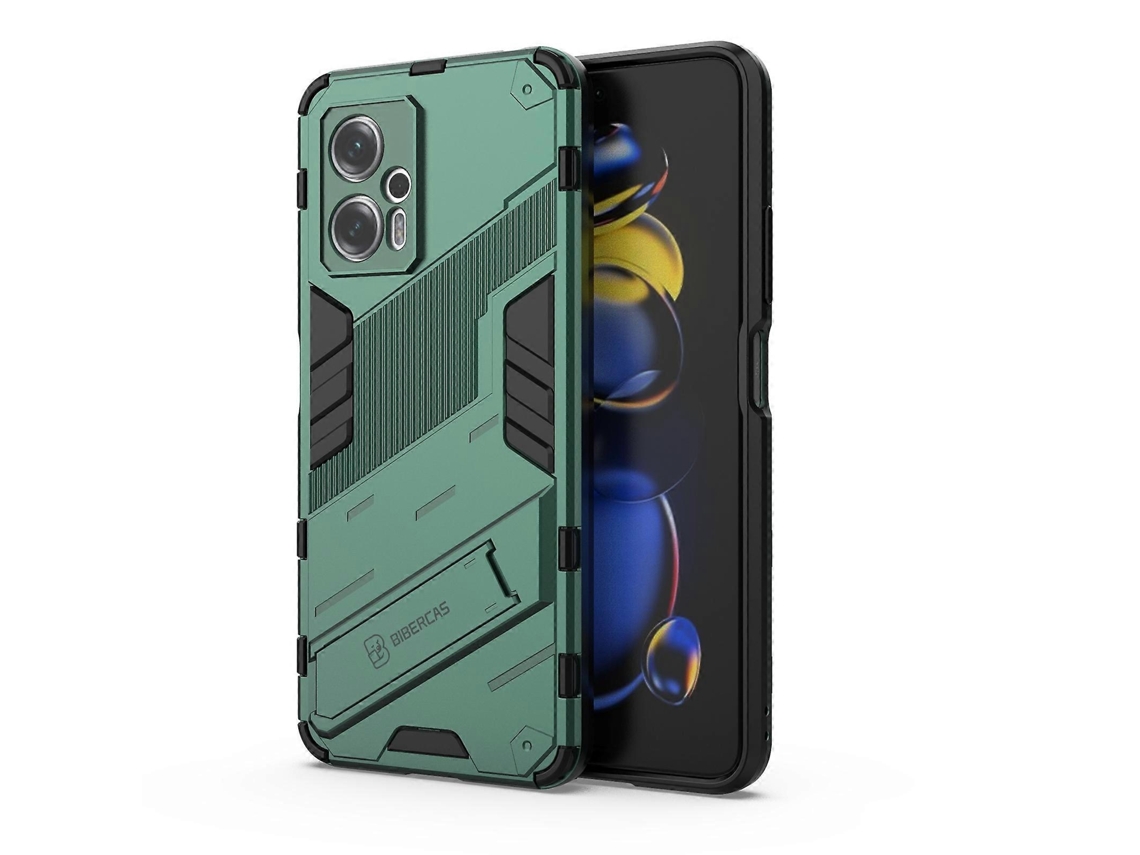 Capa De Celular 2 Em 1 Pc Tpu À Prova De Choque Com Suporte Invisível Para Xiaomi Redmi Note 11t Pro 5g China Punk Armor