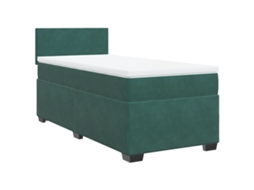 Box Spring Bed, Box Spring Beds Vidaxl Verde Veludo (100 X 200 Cm)