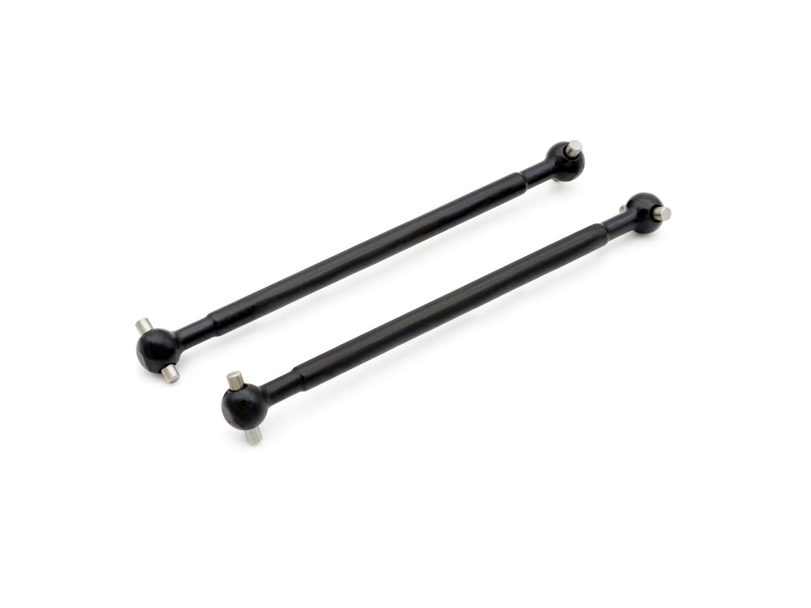Preto 2pcs Zd Racing Mt16 1/16 Peças de Carro Rc Eixos de Transmissão Traseiros Metálicos para Veículos e Modelos Acessórios Sobressalentes 16031 MDUG