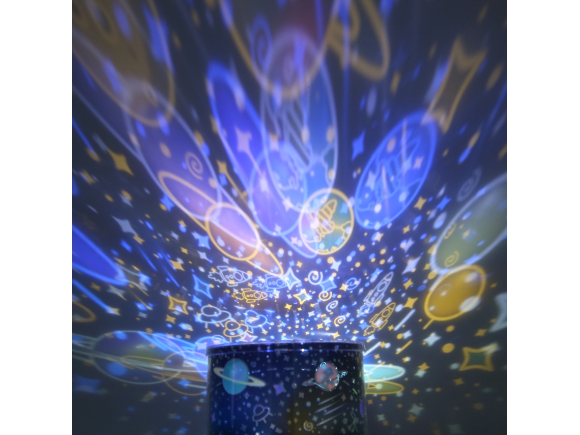 Projetor de Estrelas Led Bluetooth Recarregável Usb Luz de Projeção Música