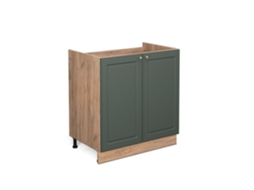 Armário baixo Vicco Fame-Line, Country Gold Green, 80 cm, Mármore PA