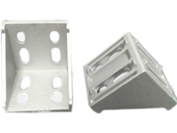 Conector De Canto Para Suporte Angular Em Alumínio 6060 8080 Perfil Com Ranhura T Ou Série 1 Peça