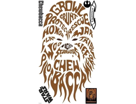 Autocolantes de Parede  Chewbacca 6 elementos