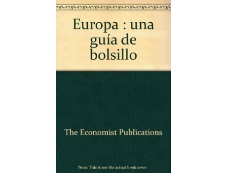 Livro Europa : una guía de bolsillo de The Economist Publications (Espanhol)