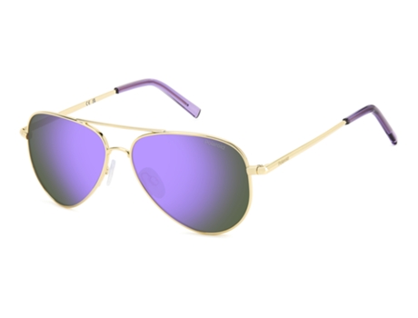 Óculos de Sol Unissexo POLAROID KIDS Dourado (52/12/135 cm)