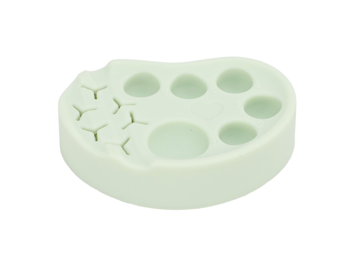 Paleta de loção para lifting de cílios e laminação de sobrancelhas, bandeja de silicone multifuncional para permanente de cílios e pigmentos.