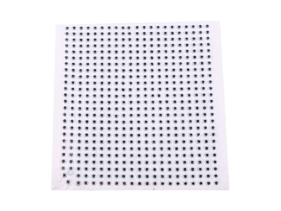 Olhos 3d Epóxi 3mm Prata Pesca 500pcs