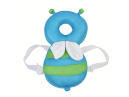 Primerox travesseiro de Proteção para Cabeça de Bebê Estilo Cartoon Abelha Azul Grande