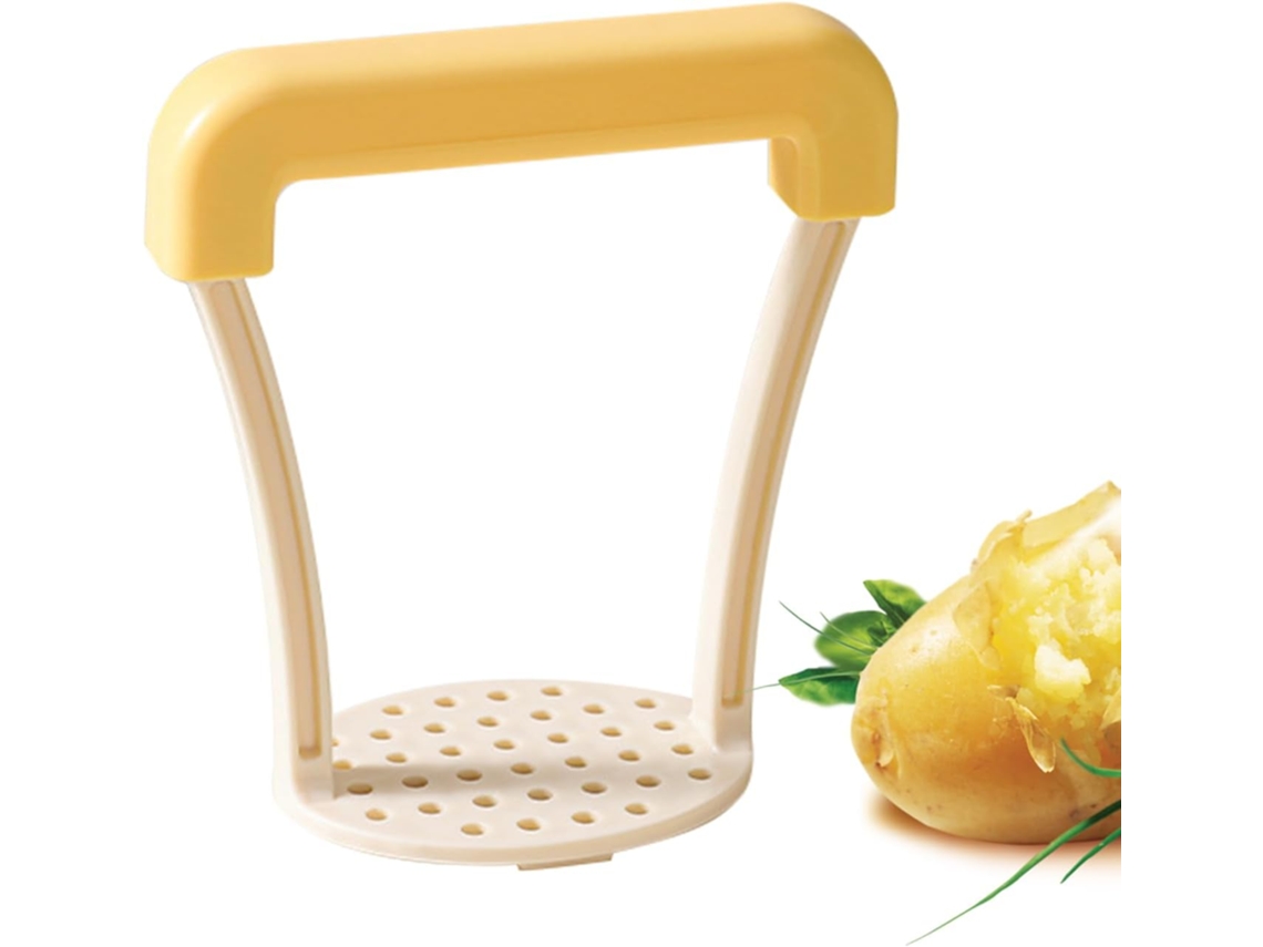 Amassador De Batatas 13 Cm Com Cabo Antiderrapante, Próprio Para