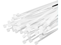 100 abraçadeiras de nylon autotravantes para gerenciamento de cabos, 3 x 150 mm