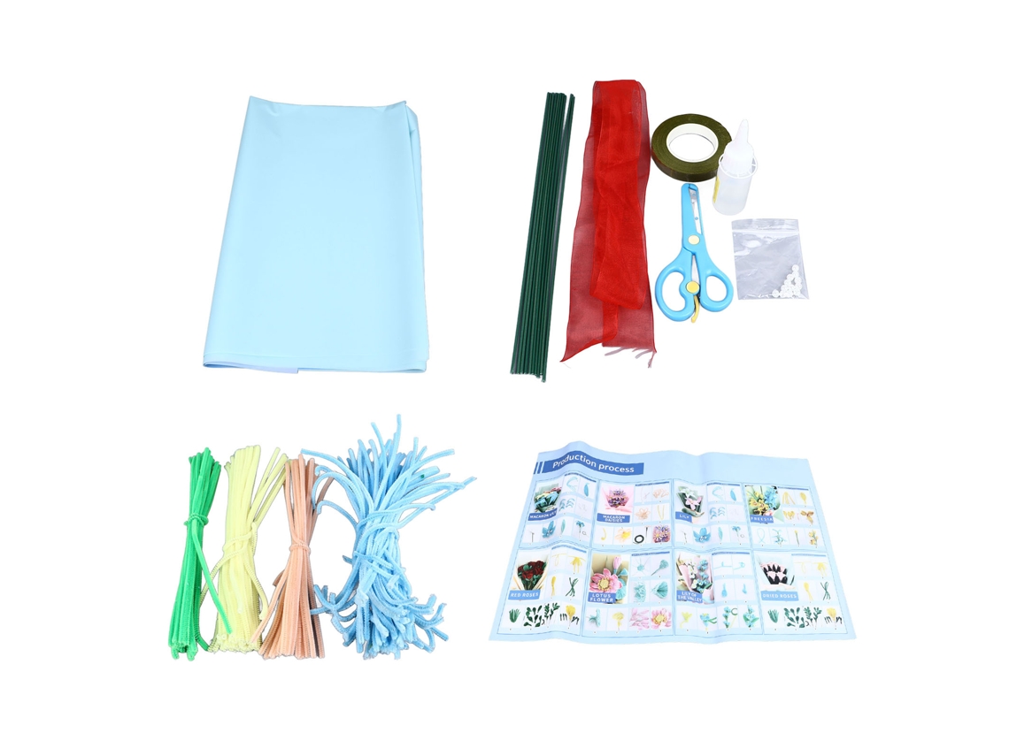 Kit Diy Bouquet Varetas Chenille para Decoração