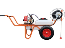 Bricoferr Carro Pulverizador De 2 Rodas 26cc 50l Com Mangueira De 50 Metros E Lança De 90 Cm