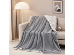 Cobertor De Lã 150200cm, Cobertor Para Almoço, Adequado Para Sofá-cama - Grosso, Quente, Macio E Felpudo Para Uso No Inverno