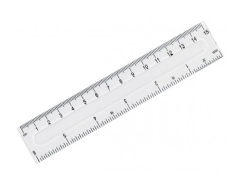 Régua De Mediçao Em Plástico, Comprimento De 15 Cm Fiorello