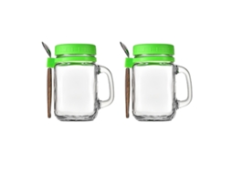 2 pack Verde 350ml Copo de Aveia Portátil LAXISCREED