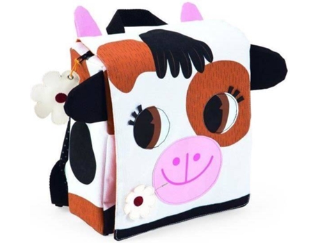 Mochila  Vaca Branco e Preto