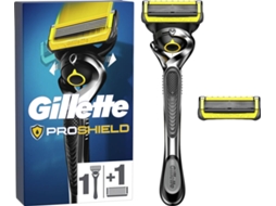 Máquina de Barbear GILLETTE ProShield com 2 Recargas de Lâminas