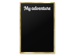Magnetic Board My Adventure For The Living Room Espelharte (40x60 Cm)