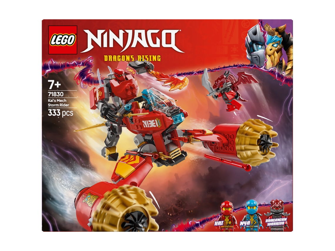 Lego 71830 Robô Motard Da Tempestade Do Kai