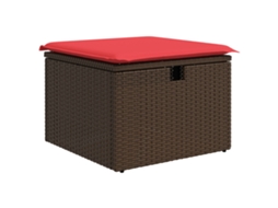 Garden Stool, Garden Stools Vidaxl Marrom Rattan / Vime (n/a)