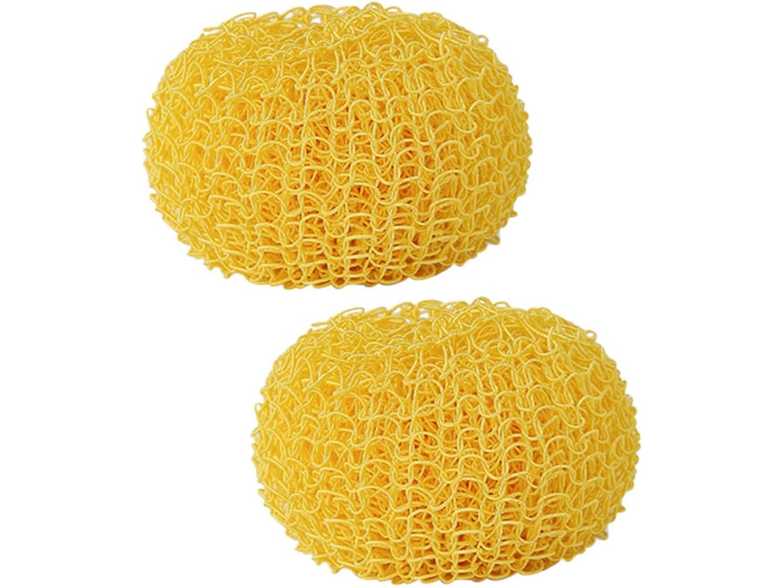 2 Esponjas De Limpeza Para Cozinha, Não Risca Com Design Funcional