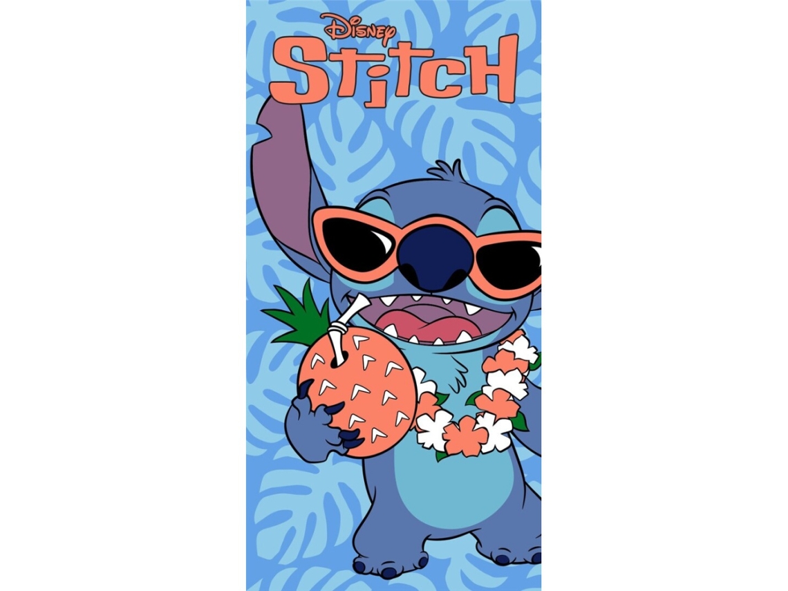 Toalha Microfibra Stitch Disney 70x140cm