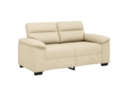 2-seater Sofa, 2-seater Sofas Vidaxl Creme Tecido (n/a)