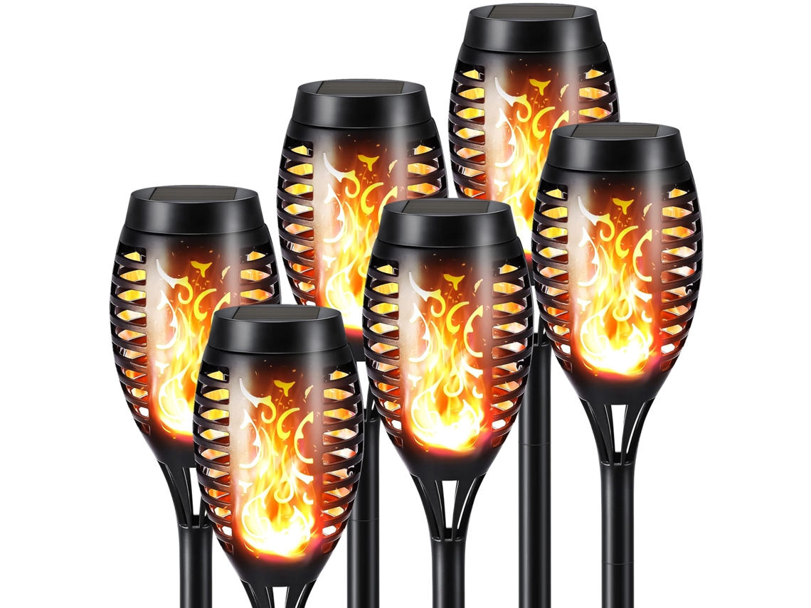 Lâmpada Solar Chama Mágica Conjunto com 6! Sem Eletricidade AQUAFORGE
