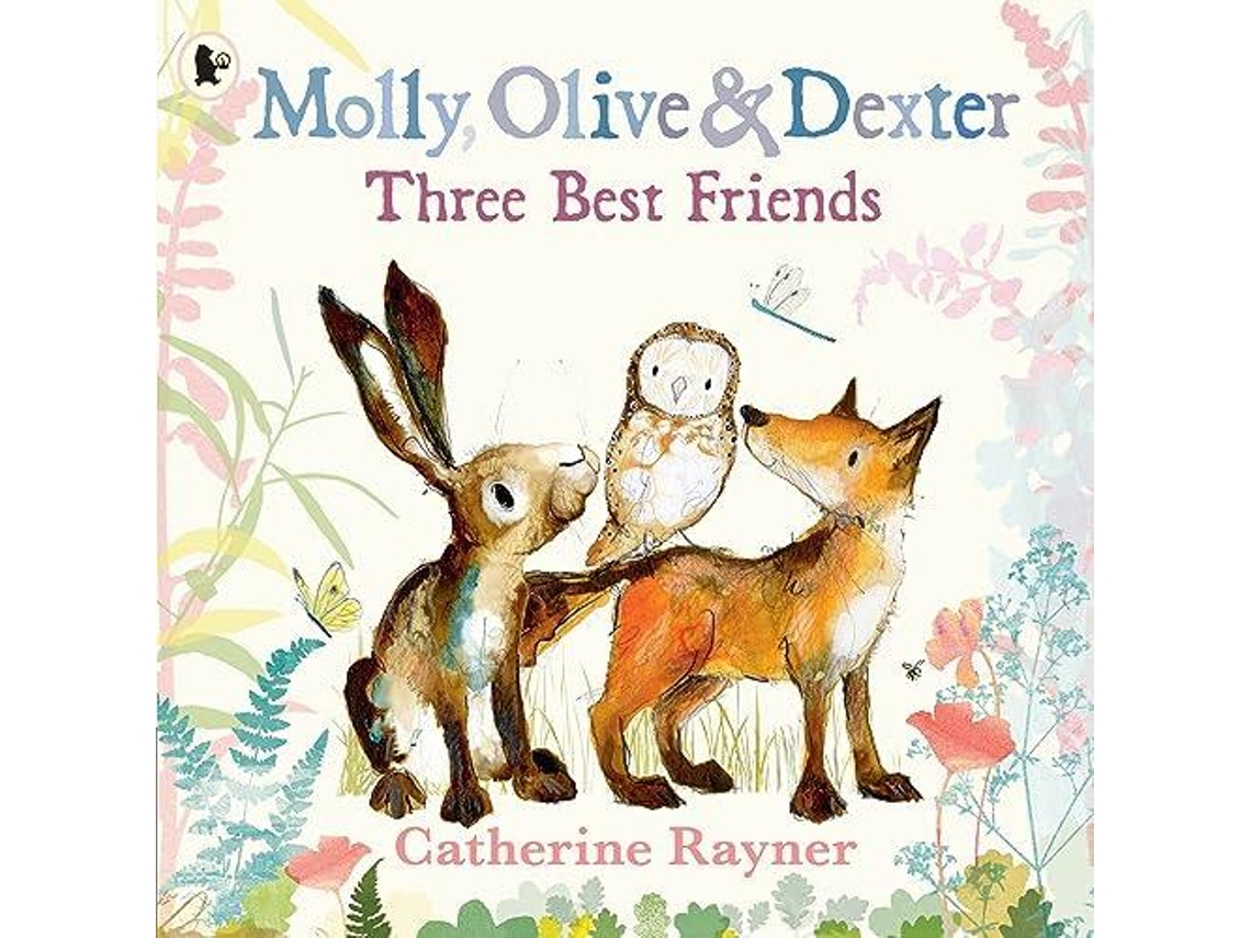 Livro Molly, Olive And Dexter Three Best Friends De Catherine Rayner (inglês)