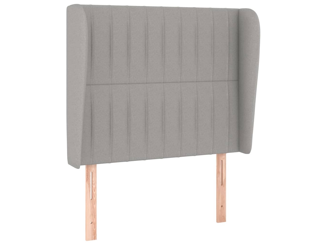 Headboard, Headboards Vidaxl Cinzeto Tecido (103 X 23 X 118/128 Cm)