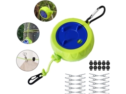 Aquecedor Elétrico Portátil Cerâmico 1200w com 2 Marchas Proteções Múltiplas Verde S/MARCA