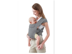 Porta bebês Multifuncional Respirável, Adequado para Bebês de 0 a 18 Meses, Cinza Claro CZHHMART