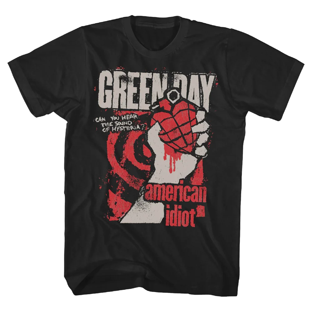 Green Day American Idiot T-shirt Unisex Rockinstone Size:l