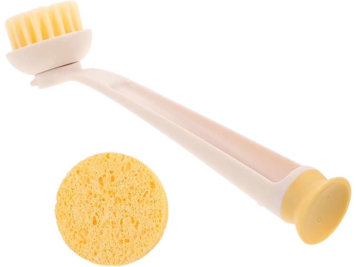 Escova De Limpeza Para Panelas E Frigideiras, 1 Conjunto, Cabo Longo