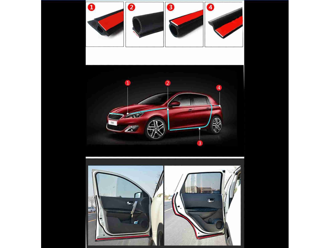 Laxiscreed Jantes Automóveis Com Vedação À Prova De Água E Som Para Maior Proteção
