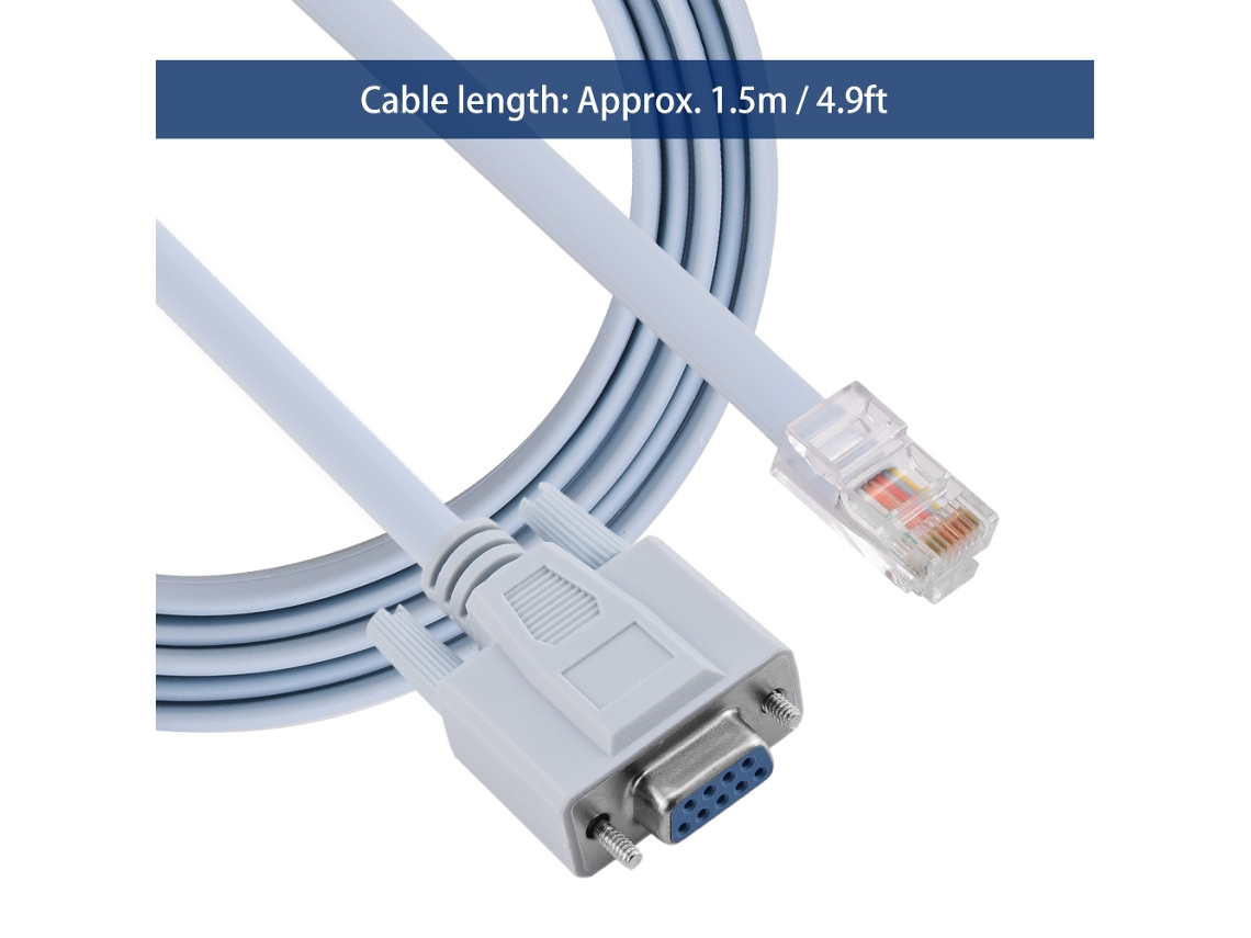 Cabo Vga Rj45 para Db9 LAXISCREED 1.5m