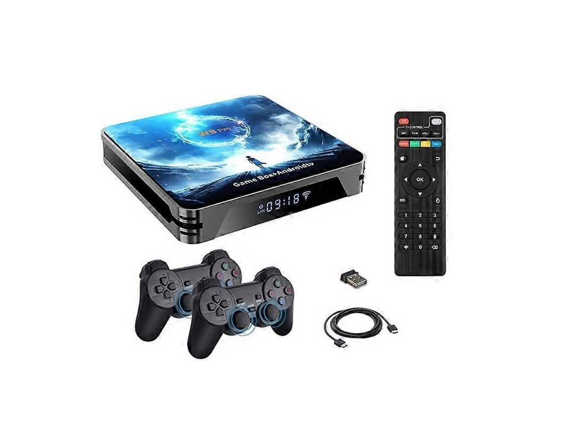 Console de Jogos Retrô W8pro 64g Dual System Hd com Joystick Sem Fio e Mais 36.000 Jogos. GOKOCO