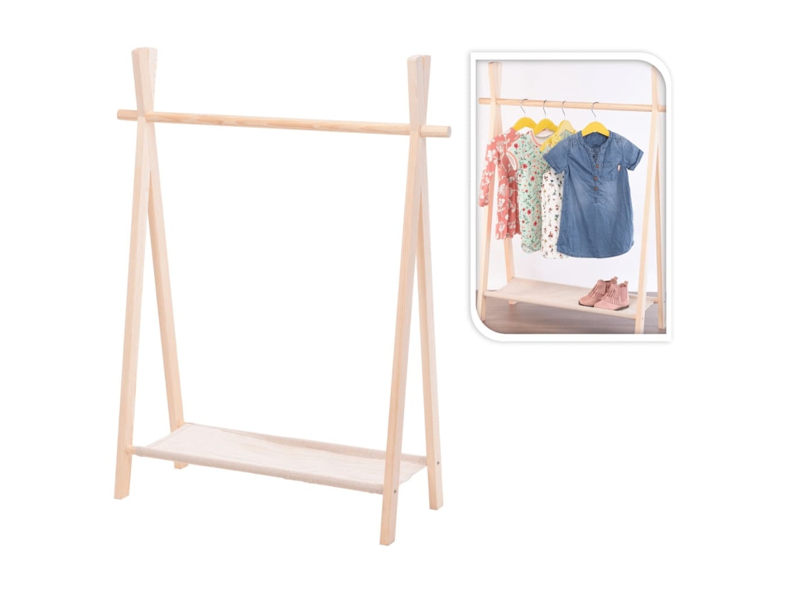 Bengaleiros ML-DESIGN (Bege - Madeira de Bambu - 69 x 30 x 100)