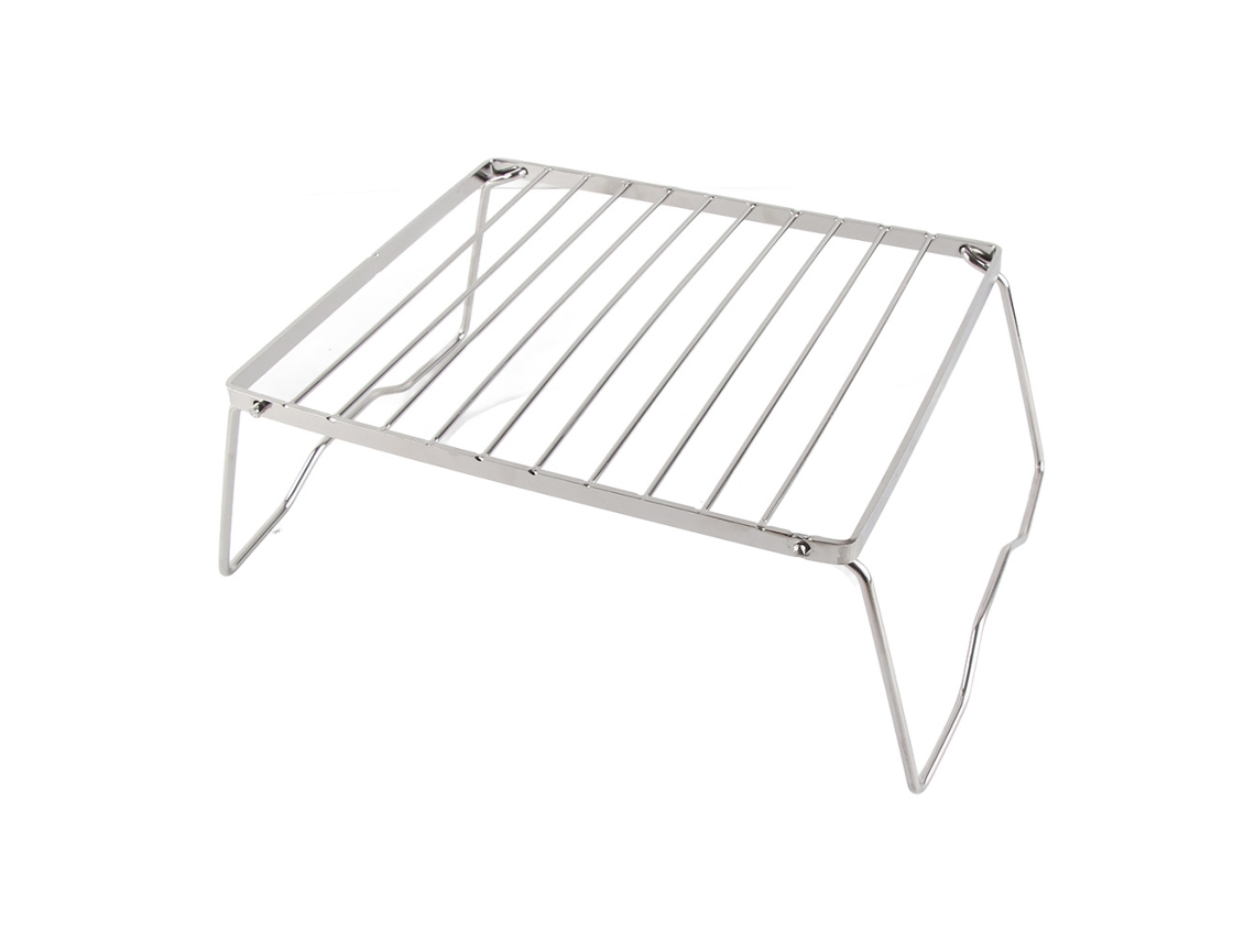 Churrasqueira Portátil Aço Inox Mini Plegável Outdoor
