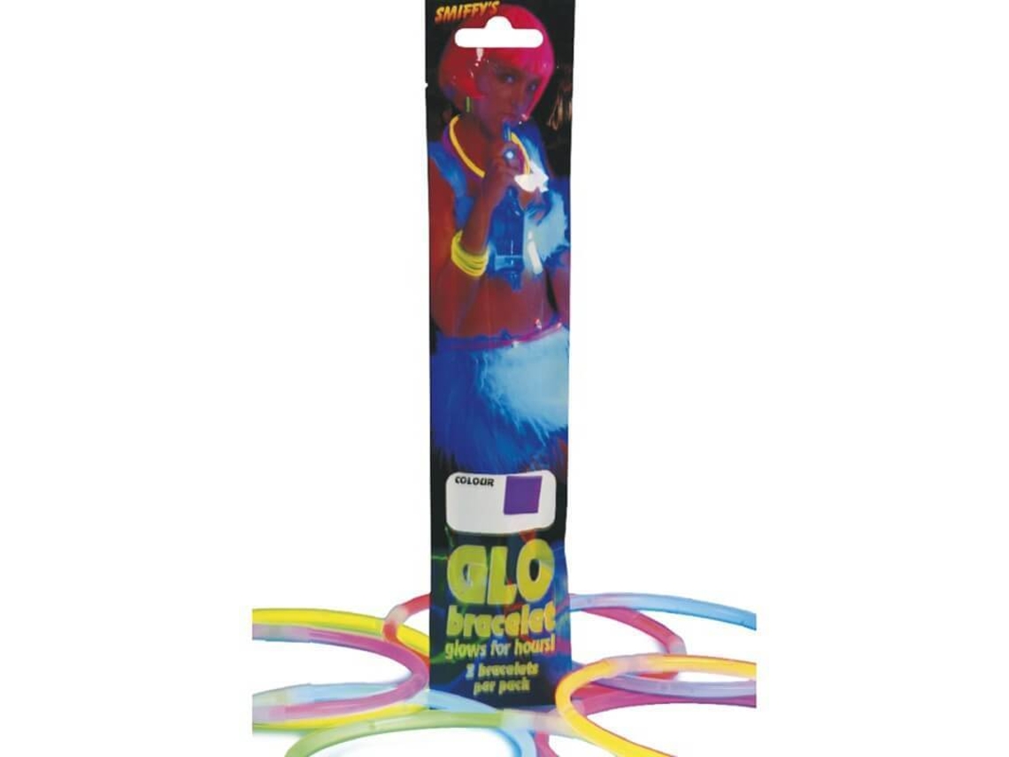 Pulseira DISFRAZZES Com Luz 3 Unidades (Tam: Tamanho Único)