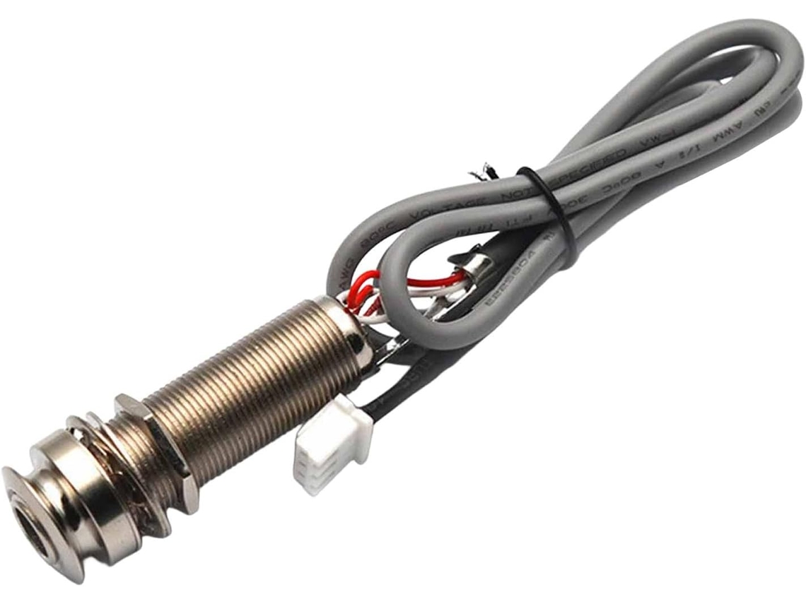 Cabo De Saída Jack Para Guitarra Acústica E Elétrica