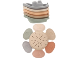 Conjunto de Brinquedos de Banho de Plástico Coloridos para Crianças Pequenas, CHABERLU
