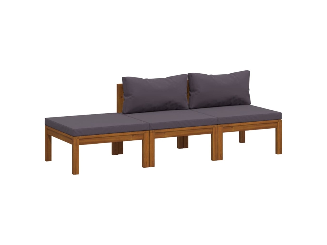 Garden Lounge Set, Garden Lounge Sets Vidaxl Cinzeto Madeira De Acácia (n/a)