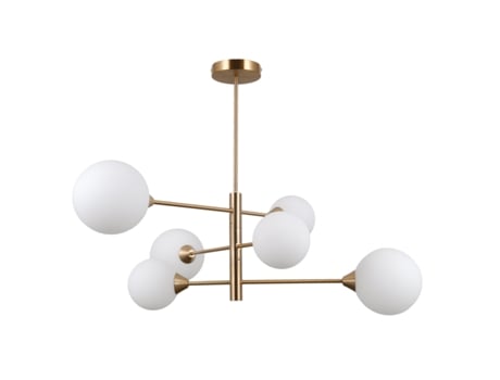 Candeeiro de Teto com 6 Bolas ITALUX