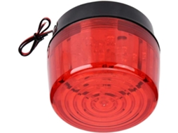 Luz Estroboscópica Led Rengue, 12 24v Dc, Luz De Advertência, Vermelha Intermitente Com Abs Premium Para Sistema De